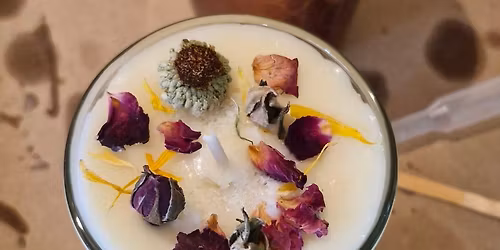 Taller presencial velas de Soya y arom\u00e1ticas 