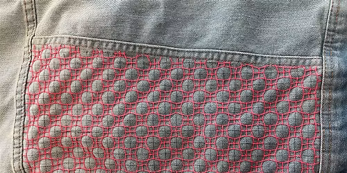 Sashiko & Visible Mending on Denim