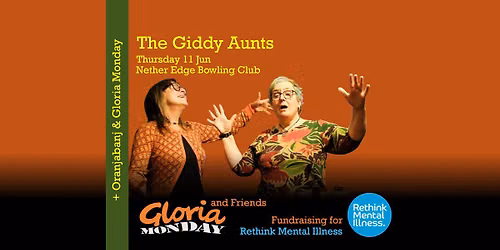 Gloria Monday's June Fundraiser with The Giddy Aunts & Oranjabanj