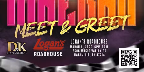 Maegan Racing Meet & Greet at Logan\u2019s Roadhouse