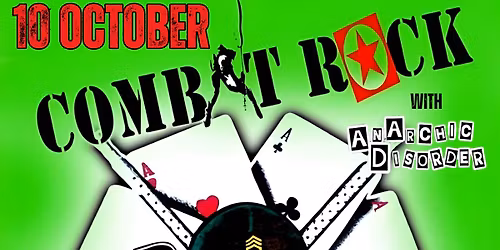 COMBAT ROCK and ANARCHIC DISORDER at Dreadnougtrock Bathgate