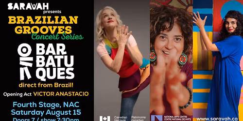 BARBATUQUES direct from Brazil \/ Opening Act Victor Anastacio