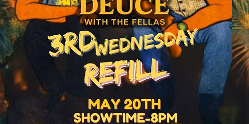 3rd Wednesday Refill at Sahara Lounge!