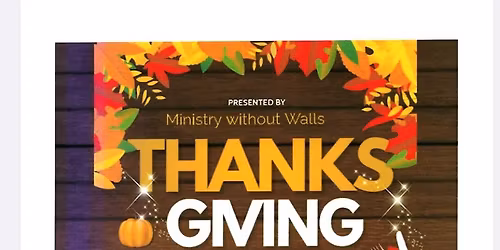 Ministry Without Walls Thanksgiving FREE Meal