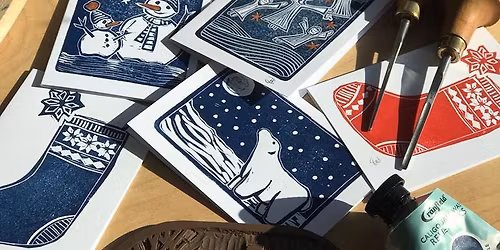 Christmas Linocut Printing Workshop