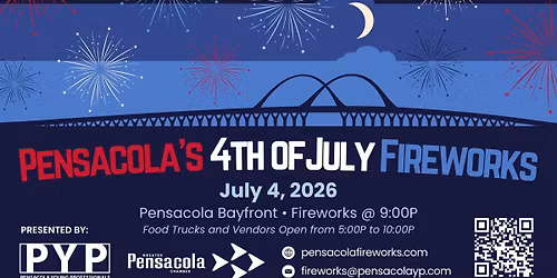 Pensacola's 4th of July Fireworks \u2022 by Greater Pensacola Chamber & Pensacola Young Professionals