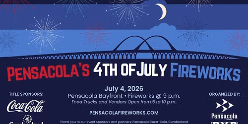 Pensacola's 4th of July Fireworks \u2022 by Greater Pensacola Chamber & Pensacola Young Professionals