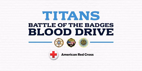 Titans Battle of the Badges Blood Drive