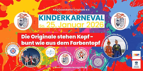KINDERKARNEVAL \u2013 Die Originale stehen Kopf \u2013 bunt wie aus dem Blumentopf