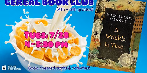 Cereal Book Club: the Time Quintet by Madeleine L'Engle