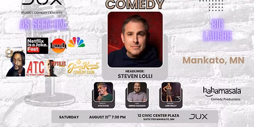 Steven Lolli, Atul Patel - JUX DOWNTOWN COMEDY