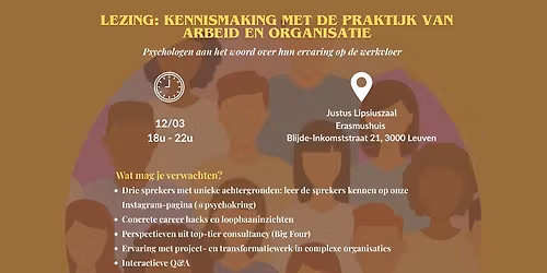 Lezing: Kennismaking met de praktijk van arbeid en organisatie