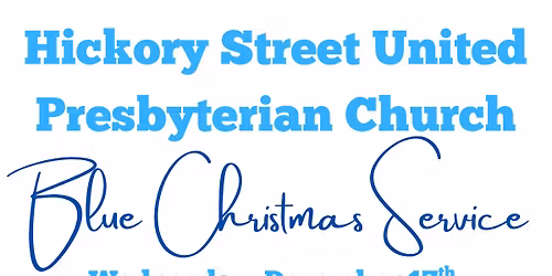 Blue Christmas Service