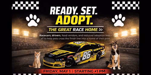 READY. SET. ADOPT. \ud83c\udfc1\ud83d\udc3e