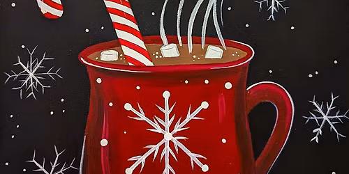 Paint and Sip: Hot Cocoa Cane