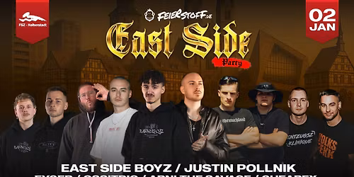 EAST SIDE PARTY - Der Osten eskaliert in Halberstadt | 02.01.2025 | FSZ Halberstadt