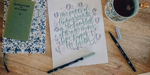 Brush Lettering Calligraphy Workshop