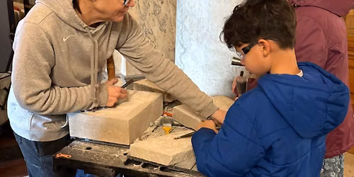 Indiana Stone Carvers and Their Monumental Experience: A Stone Carving Workshop for Young Makers