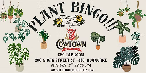 Plant Bingo at CBC Taproom - Roanoke