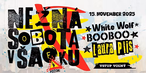 Ne\u017en\u00e1 sobota v \u0160afku \/ Denn\u00e1 p\u00e1rty DJs WhiteWolf, BooBoo, Laura Plis \/ \ud83c\udf9f Vstup vo\u013en\u00fd