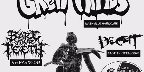 931 Hardcore Presents: GREAT MINDS, DECEIT, BARE YOUR TEETH, MOTHER WORRIES & SWEATER [3\/27\/26]
