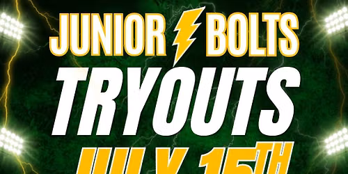 Junior Bolts Baseball Tryouts (10U-14U)