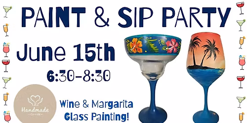 Glassware Paint & Sip Night