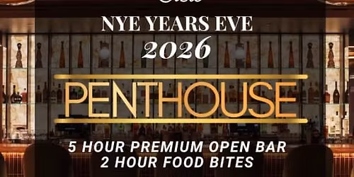 Elsie Penthouse Times Square NYC New Year's Eve 2026 Party - w\/ 5 Hour Open Bar