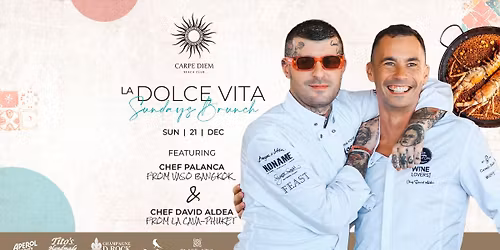 LA DOLCE VITA [Sunday Brunch] with Chef Palanca & Chef David Aldea