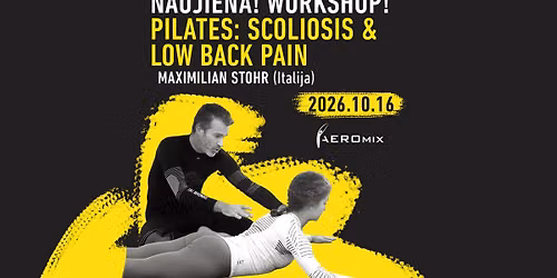 Workshop \u201ePILATES: SCOLIOSIS & LOW BACK PAIN\u201c