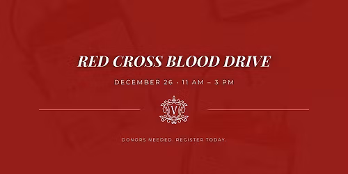 Blood Drive with the American Red Cross