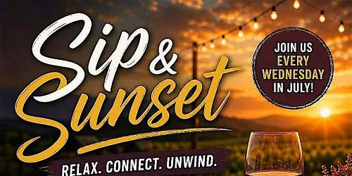 Sip & Sunset Social Networking for July 2026