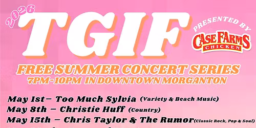 TGIF Summer Concert Series- Thomas Anthony 