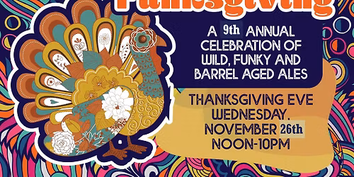 Funksgiving 2025 - 9th Annual - Thanksgiving Eve - 12PM-10PM
