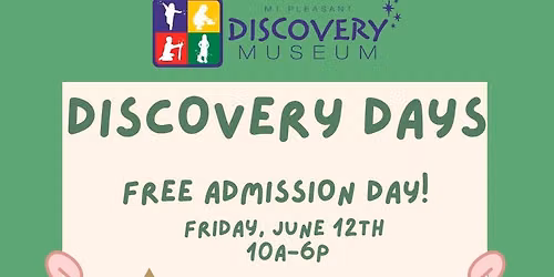 DISCOVERY DAY; FREE Day of Play