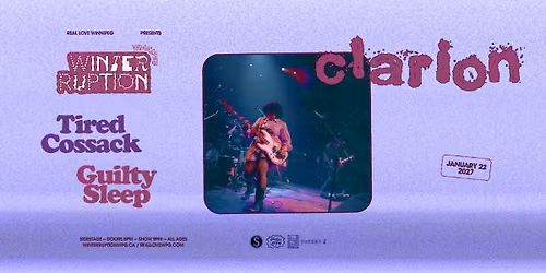 WTRPTN27 \u2744\ufe0e Clarion, Tired Cossack, Guilty Sleep