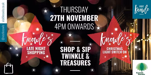 Knowle Late Night Shopping and Christmas Light Switch On