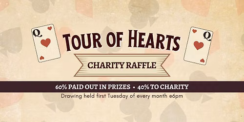 Tour of Hearts Charity Raffle @Sportsman's Reloaded