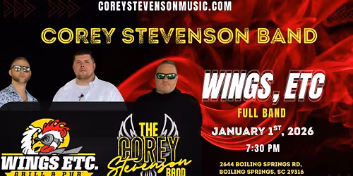 Wings, Etc- Boiling Springs- Full Band