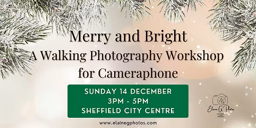 Merry and Bright - a Walking Photography Workshop for Camera Phone