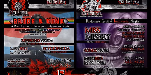 ETHEREAL ~ Miss Misery \/ Somatron \/ Miss Red Mystique