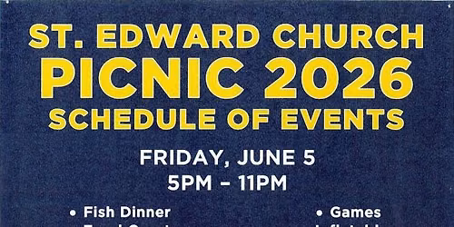 St Edward Picnic Friday Night
