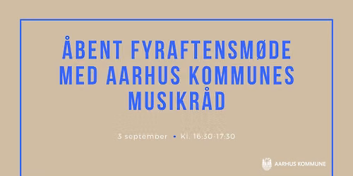 Musikr\u00e5det inviterer til \u00e5bent fyraftensm\u00f8de