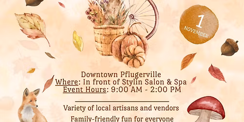 \ud83c\udfaa Small Business Saturday Market \u2013 Downtown Pflugerville