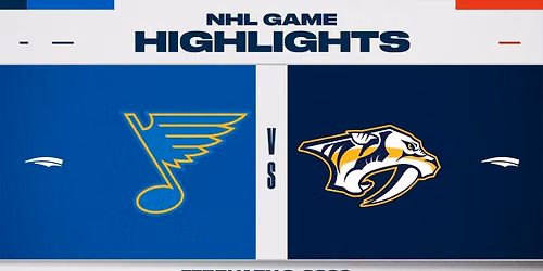 Nashville Predators vs. St. Louis Blues