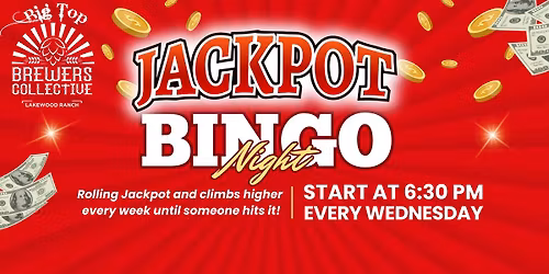 BINGO WEDNESDAYS - JACKPOT STYLE