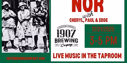 Live Music in the Taproom with NOR