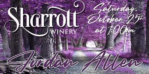 Jordan Allen at Sharrott Winery