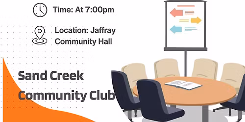 Sand Creek Community Club Annual General Meeting
