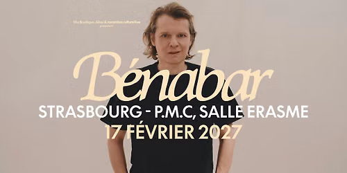 17.02.2027 I B\u00c9NABAR - P.M.C SALLE ERASME, STRASBOURG